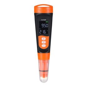 PH Meter, 0-14 PH Range, IP68 Waterproof Probe, Pocket Tester Kit With Calibration Powder Packets, VA Display Screen, For Drinking Water, Hydroponics,