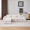 Foldable Wave Star Modular Sofa, Chenille Fabric for Living Room & Bedroom, Instant Expansion Comfortable Creative Furniture with 1 Middle Seat