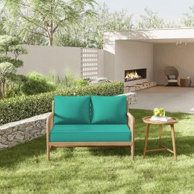 Outdoor Loveseat Cushion Set, 48 x 24 inch, Water Repellent Patio Furniture Cushions Replacement