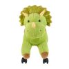 Ride On Horse, Riding Dinosaur Toys for Kids, Features Lifelike Dinosaur Roars, No Battery Required, 360-Degree Flexible Smooth Wheels, Soft Seat