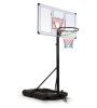 Portable Basketball Hoop 1-10 Feet Adjustable Height Heavy Duty Fillable Base 18 Level Settings Outdoor Indoor Game