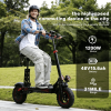 Adult Electric Scooter 1200W Powerful Motor 31MPH High Speed Off Road Scooter 48V 15.6AH Battery 11" Tubeless Tire Double Disc Brake