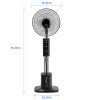 Outdoor tank-type spray fan  110V,70W