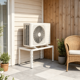 Heavy-Duty Outdoor AC Base for 9000-18000 BTU Ductless Air Conditioners Heat Pump - Durable Installation Kit