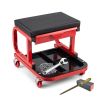 Automotive Mechanic Rolling Stool with Trays for Garage