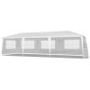 3*9m 5-Sided Iron PE Cloth Spiral Pipe Pergola