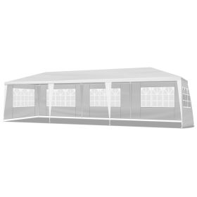 3*9m 5-Sided Iron PE Cloth Spiral Pipe Pergola
