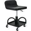 Rolling Garage Stool, 300LBS Capacity, Adjustable Height from 15.7 in to 20.5 in, Mechanic Seat with 360-degree Swivel Wheels and Tool Tray