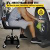 Rolling Garage Stool, 300LBS Capacity, Adjustable Height from 15.7 in to 20.5 in, Mechanic Seat with 360-degree Swivel Wheels and Tool Tray