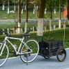 Trailer for Bike, Bicycle Cargo Trailer with Removable Storage Box, No Bottom