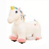 6V Electric Kids Ride On Unicorn: Battery Powered Animal Toy with Music, Foot Pedal & Forward Movement for Toddlers 18-36 Months