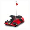 Red 12V Electric Drift Go Kart: Kids Ride On Vehicle with Soft Start, Music Function & Colorful Lights