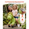 Ride On Horse, Riding Dinosaur Toys for Kids, Features Lifelike Dinosaur Roars, No Battery Required, 360-Degree Flexible Smooth Wheels, Soft Seat