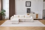 Foldable Wave Star Modular Sofa, Chenille Fabric for Living Room & Bedroom, Instant Expansion Comfortable Creative Furniture with 1 Middle Seat