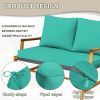 Outdoor Loveseat Cushion Set, 48 x 24 inch, Water Repellent Patio Furniture Cushions Replacement
