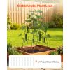 Cucumber Trellis 4 Pack, A-Frame Garden Trellises for Raised Bed, Metal Rustproof Coating Plant Support for Vine, Climbing Plants, Peas, Beans