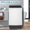 Full-Automatic Washing Machine Top Load Portable Compact Laundry Washer Spin with Drain Pump