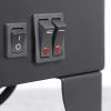 17 inch Freestanding Electric Fireplace Stove heater with 3D Flame effect