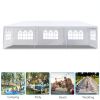 3*9m 5-Sided Iron PE Cloth Spiral Pipe Pergola