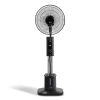 US Standard MH-MF40C Misting Fan, 110V 70W, 16 Inch Household Standing Mist Fan, 2.5L Detachable Water Tank, LED Display, PP Material & Aluminum Motor