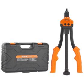 Rivet Nut Tool, 14 In Rivnut Tool Kit With 7 PCS Metric And SAE Mandrels, 70 PCS Assorted Rivet Nuts, 10-24, 1/4-20, M6, 5/16-18, M8, 3/8-16, M10, Wit