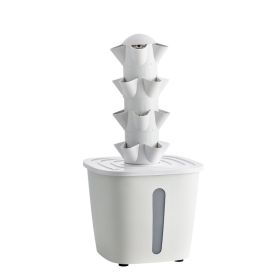 Hydroponic Tower, 20 Pods 4 Tiers Hydroponics Growing System Kit, Vertical Home Hydronic Garden With 20L Water Tank & Pump, Planter Plants Germination