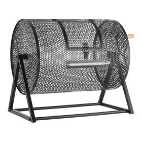 Raffle Ticket Spinner, 16.1" X 11.9" Holds 5000 Tickets Or 200 Ping Pong Balls, Raffle Drum Lottery Spinning Cage With Reinforced Handle, Stable Trian (Option: Default)
