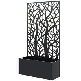 Garden Bed Galvanized Planter, Garden Bed With Privacy Pan (Option: 41490127)