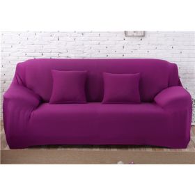 Solid Corner Sofa Covers Couch Slipcovers Elastica Material Sofa Skin Protector Cover Sofa Armchair (Option: 14-Pillowcase×2)