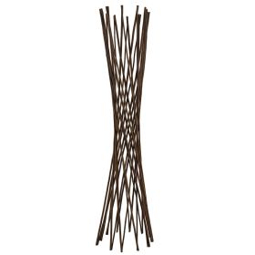4FT Willow Funnel Trellis, 48 H X 13W Natural Willow Plant Support Tower, Expandable Garden Trellis For Climbing Plants, Vines, Peas, Beans, Flow (Option: Default)