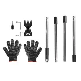 Weed Puller Tool With Long Handle 60in Manual Weeder Remover Tool 2 In 1 Hand Weed Rake Garden Hoe Uprooting Weeding Pull For Yard Lawn Garden (Option: Default)
