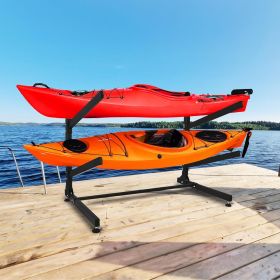 Freestanding Kayak Storage Rack â€“ Vertical 2/3/4-Tier Organizer for Kayaks, Canoes & Paddleboards (size: 2-Tier)