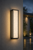 2-PACK Modern LED Outdoor Wall Light, IP65 Waterproof Indoor Outdoor Wall Sconce, Marble Pattern Acrylic Shade, Aluminum Wall Lamp for Porch, Entryway