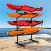 Freestanding Kayak Storage Rack â€“ Vertical 2/3/4-Tier Organizer for Kayaks, Canoes & Paddleboards