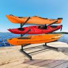 Freestanding Kayak Storage Rack â€“ Vertical 2/3/4-Tier Organizer for Kayaks, Canoes & Paddleboards