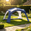 Dome Beach Tent Canopy with 4 Removable Zippered Sidewalls for 12-15 People Easy Setup Outdoor Privacy Screen Protection