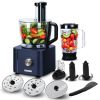 KÃ¼chenmaschine, 1100W Food Processor, 3.2L SchÃ¼ssel &1,5L BehÃ¤lter, Multifunktional mit Hacken, Schneiden, Kneten, Entsaften