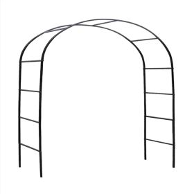 7'8" H x 4'5" W Metal Garden Arch Trellis,Adjustable Arbor Trellis for Garden Climbing Plants Support (Option: as picture)
