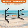 Freestanding Kayak Storage Rack â€“ Vertical 2/3/4-Tier Organizer for Kayaks, Canoes & Paddleboards