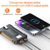 8000mAh Portable Charger with Keychain, Power Bank with Micro& Dual USB-A Ports ,Compatible with Android Phones, Travel Essentials